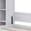 Lit escamotable encastré avec tablettes