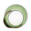 Vase de table en verre vert-1023029616