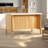 Solid wood kitchen island