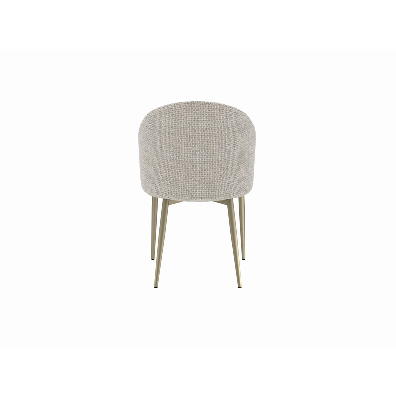 Chaise d'appoint Charlotte (ensemble de 2), Champagne