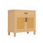 Meuble-lavabo avec lavabo, meuble-lavabo avec 2 portes à fermeture douce et 3 tiroirs, meuble-lavabo autoportant avec pieds en bois massif-1804456410