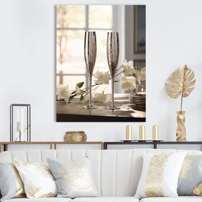 Champagne Flute Fantasies III sur toile