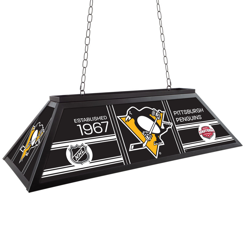 Pittsburgh Penguins Patch  44-Inch Pool Table Light