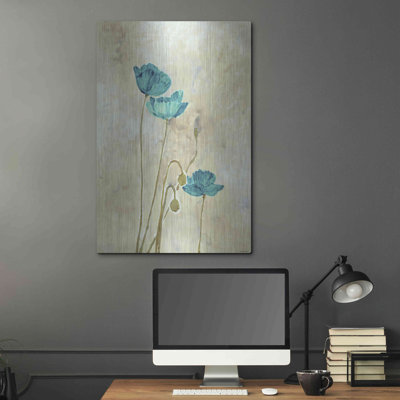 " Tealqoise Flowers 2 " Print