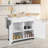 Criswell Solid Wood Top Kitchen Cart