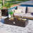 Tashieka 42-Inch Rectangular Iron Propane Outdoor Fire Pit Table with Tank Cover, Lid and Rain Cover-252151695