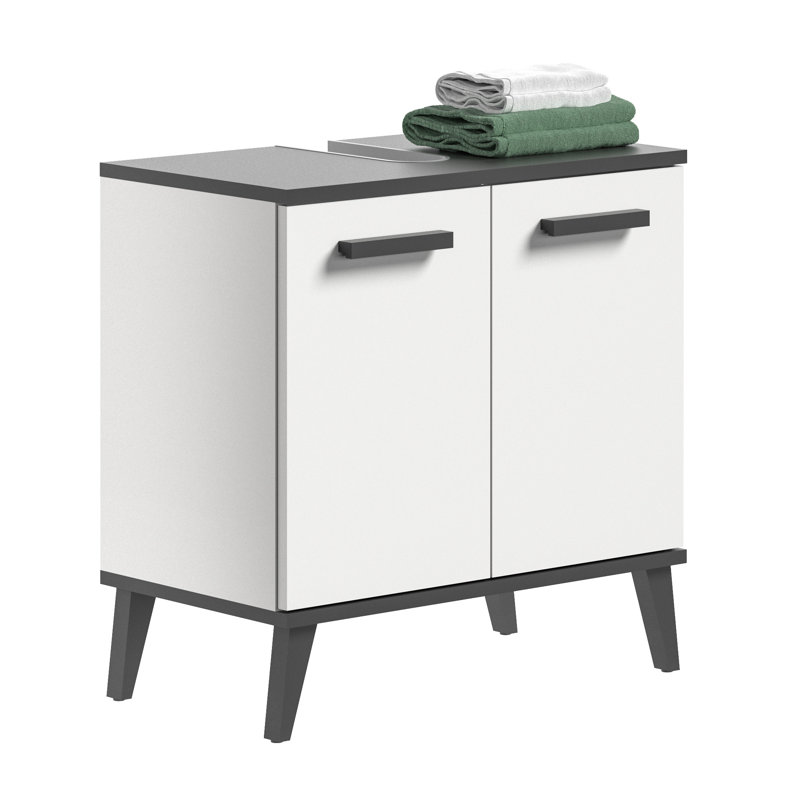 Gavina 60cm Bathroom Vanity Base Only in White