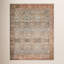 Pratt Oriental Area Rug in Ocean/Rust-1862036386