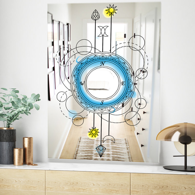 Miroir Cardinal, H 39,4 po x l 29,5 po