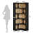 71" Tall Corner Bookshelf, L-shaped Bookcase