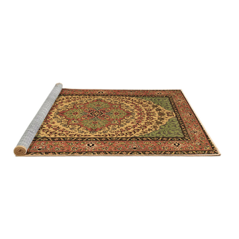 Tapis brun traditionnel Traditional 1, Rond 4 pi