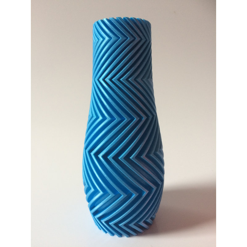 Houten Handmade Table Vase, Blue