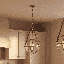 Hubbs 3 lumières Bozeman en laiton chaud-683148039-732616184-732616185