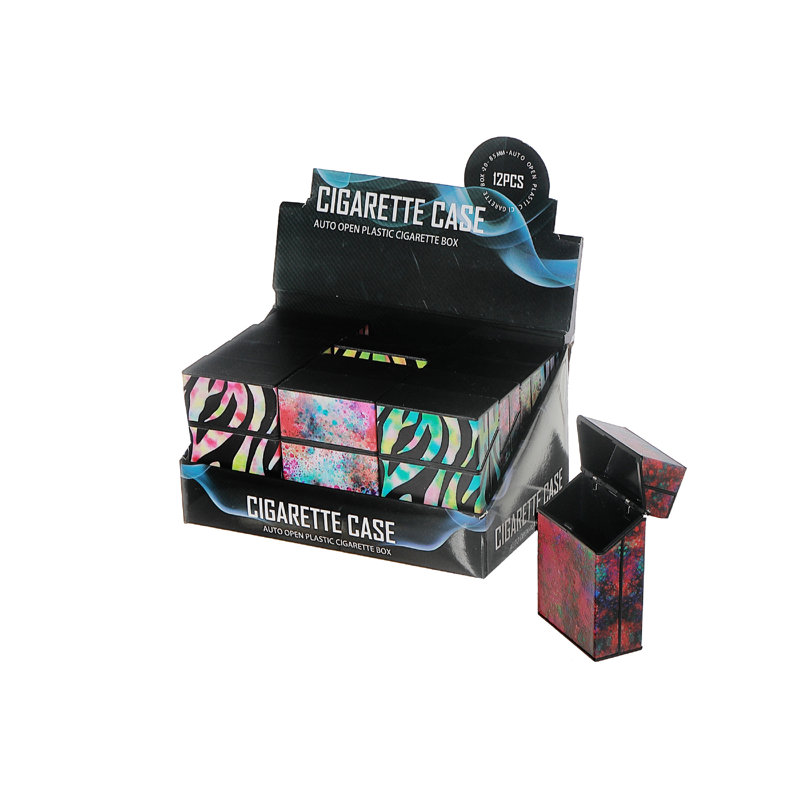 Ensemble de 12 étuis à cigares en plastique / étalage assorti - ensemble de 12