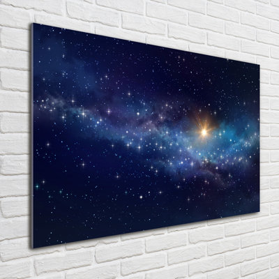 Galaxy - No Frame Print on Glass