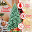 Arbre de Noël 6 pi PE / PVC bleu-vert-1476436852-1476436854