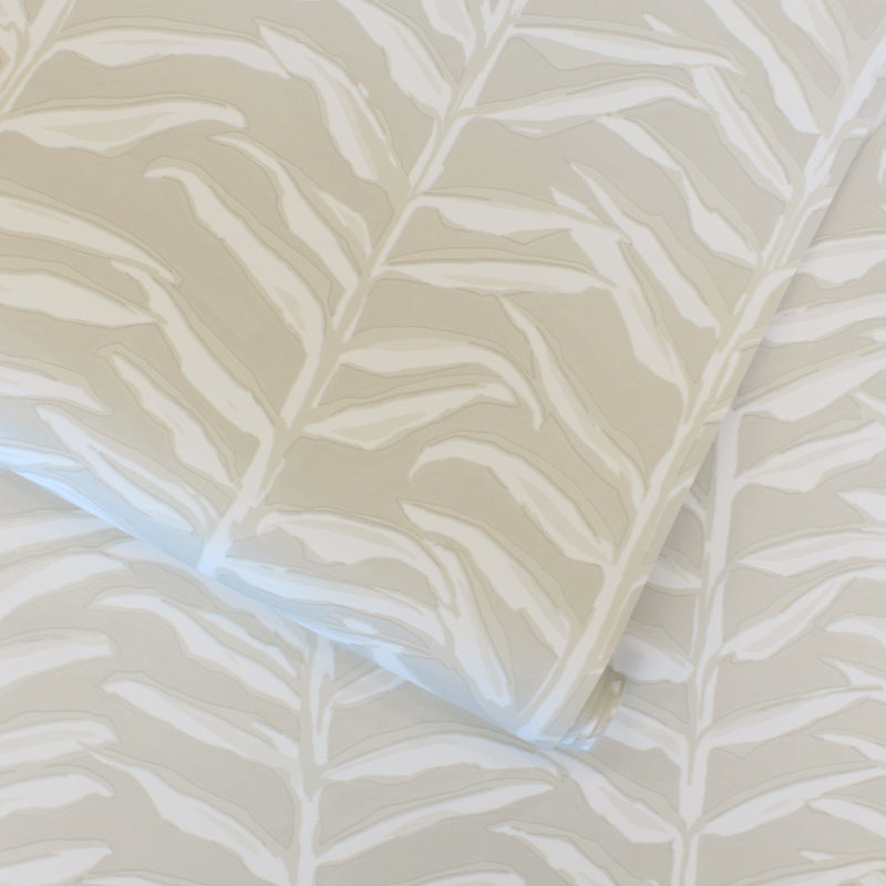 Dagem 16.5' L x 20.5" W Peel and Stick Wallpaper Roll, Ivory Vines