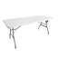 Table pliante en granit blanc Techni Home 6 pi avec poignée facile à transporter