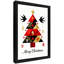 Cadre noir avec motif géométrique abstrait abstrait-121052817