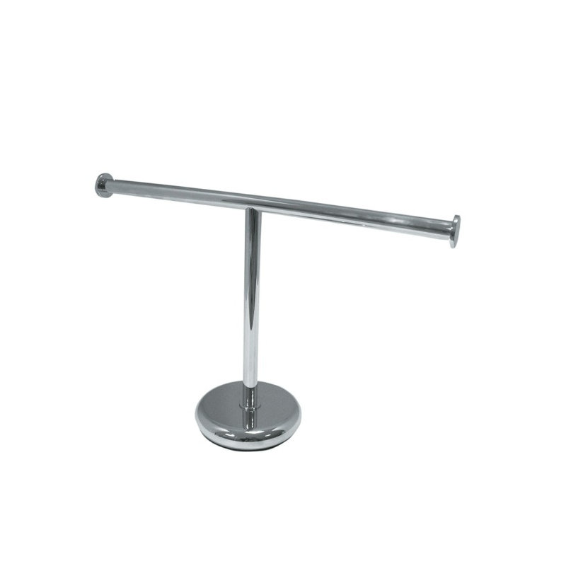 Porte-serviettes autoportant fluide, Chrome