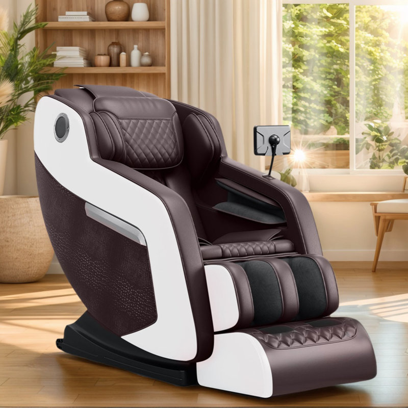 Fauteuil de massage complet, fauteuil inclinable sans gravité, massage par thermothérapie, système de massage à air et techniques de shiatsu et de pétrissage
