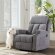 Myria 29.5" W  Friend Friendly Fabric Upholstered Manual Massage Recliner Chair with Dual Cup Holders&Heating Function