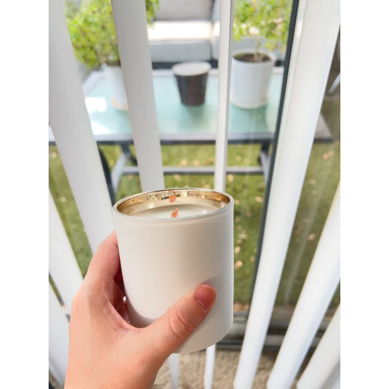Bougie en coton à la vanille et à la noix de coco