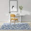 Tapis bleu en polypropylène / polyester tissé à la machine Kellda-116895505