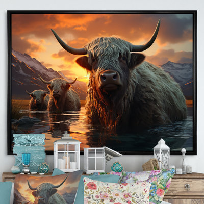 " Expressionist Yaks Horizon "