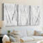 Série ABSTRACT DCCCLI - Toile tendue sur mesure - 3 pièces-320885126