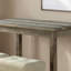Ensemble de salle à manger transitionnel 3 pièces avec table en bois d'hévéa et tabourets capitonnés, parfait pour les espaces compacts et les salles à manger élégantes