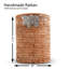 Orchids Hand Woven Wicker Rattan Utensils Holder