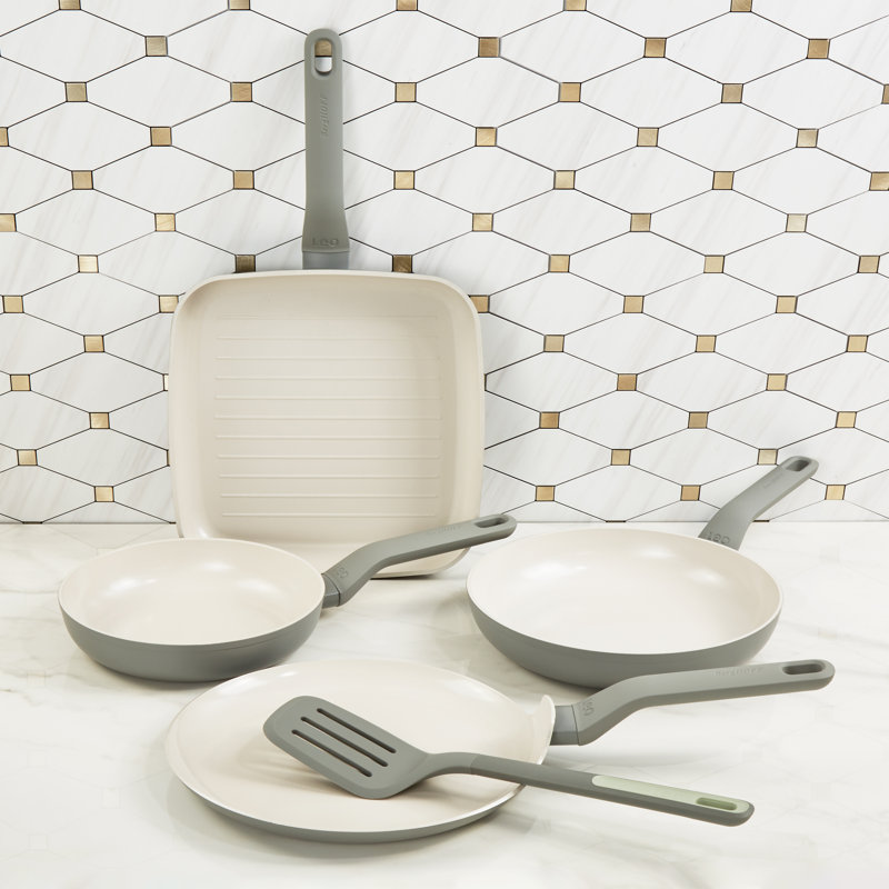 BergHOFF Leo Balance 5Pc Nonstick Ceramic Specialty Pan Set with Turner