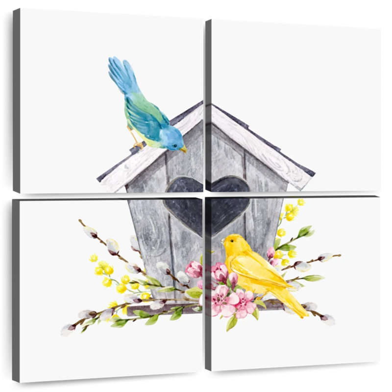 Maison d'oiseaux Brampt, H 18 po x l 18 po