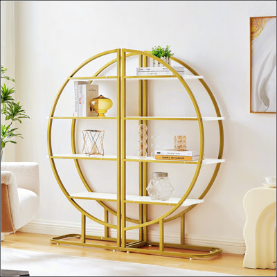 4 Tiers Home Office Open Bookshelf