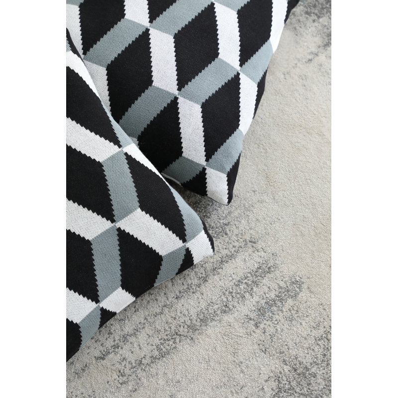  Throw Pillow, Black