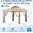 Outdoor Canopy Tent with Mosquito Netting, 11FTfor Patio, Outdoor Gazebo with Portable Carrying Bag-114817546