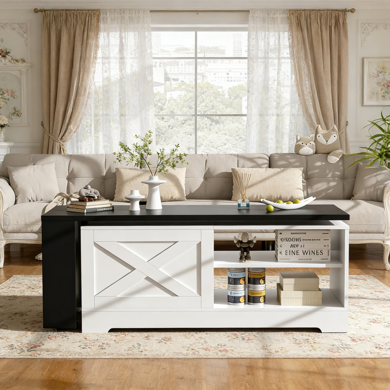 Table basse Farmhouse Idée de cadeau, Blanc