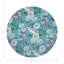 Peony Inspira Breakers Vegan Leather Round Coasters-954275808