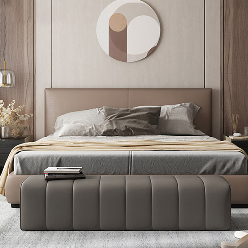Banc avec revêtement, H 15,75 po x l 59,06 po x P 15,75 po, Gris foncé