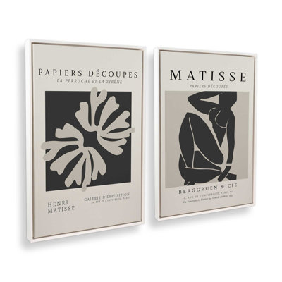 Ensemble de 2 Matisse La Perruche et Nus Noir