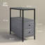 60cm W Engineered Wood Bedside Table