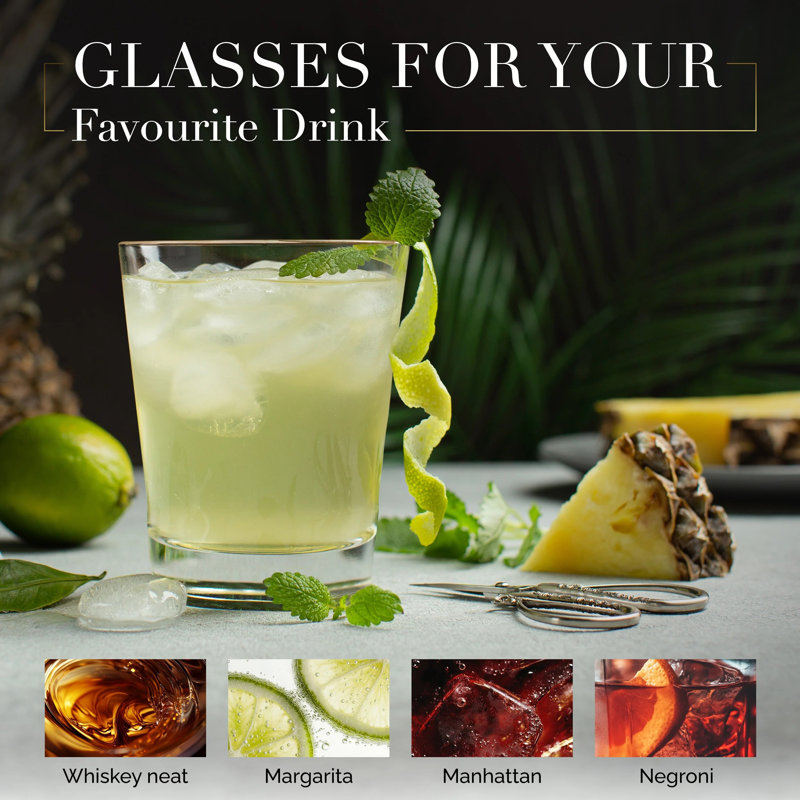Ensemble de 2 verres Elegant Retro