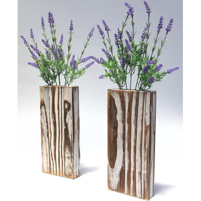 Watervliet Wood Wall Vase