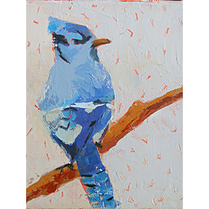 Blue Jay Print by Phyllis Adams, 31.25" H x 25.25" W
