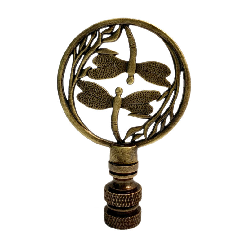 Faîteau lampe double libellule