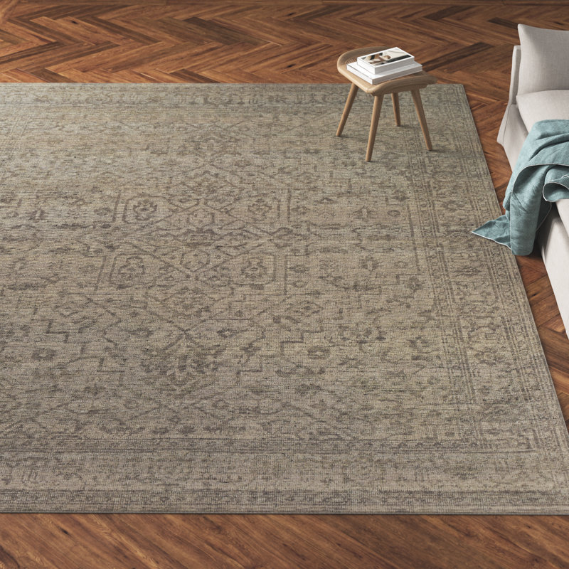 Robby Wool Oriental Indoor Rug, Rectangle 6' x 9'