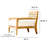 Catalina Teak Outdoor Lounge Chair