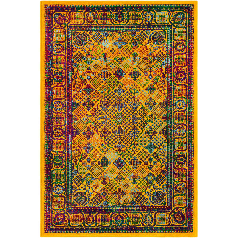 Tapis Mylasha, Rectangle 4 pi 1 po x 6 pi 1 po