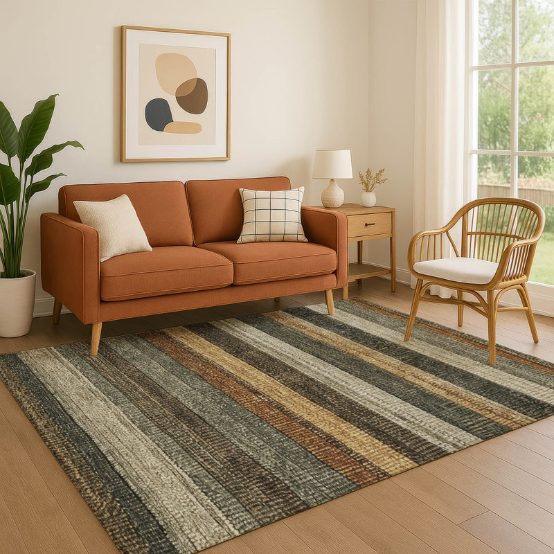 Tapis de qualité supérieure lavable à la machine Medena AMF1865, Rectangle 10 pi x 14 pi